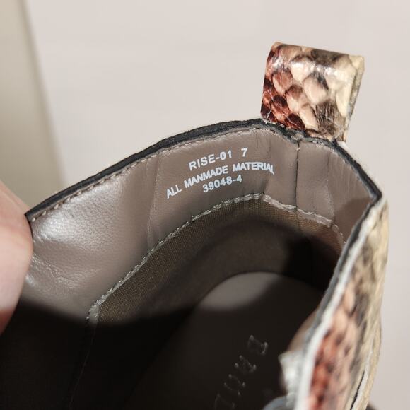 BAMBOO Rise-01 High Top Wedge Platform Sneaker Womens 7 Multi Camo Snakeprint - Picture 2 of 10